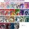 10-Pack Chunky Chenille Yarn – Super Bulky Fluffy Yarn for Crochet & Hand Knitting, 7.05 oz / 24 Yards Each, Jumbo Variegated Yarn for Baby Blankets, Cushions & DIY Crafts (White-Grey)